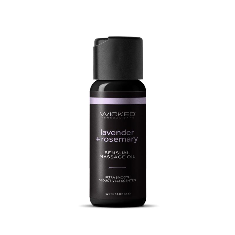 Wicked LAVENDER + ROSEMARY Massage Oil 120ml 1