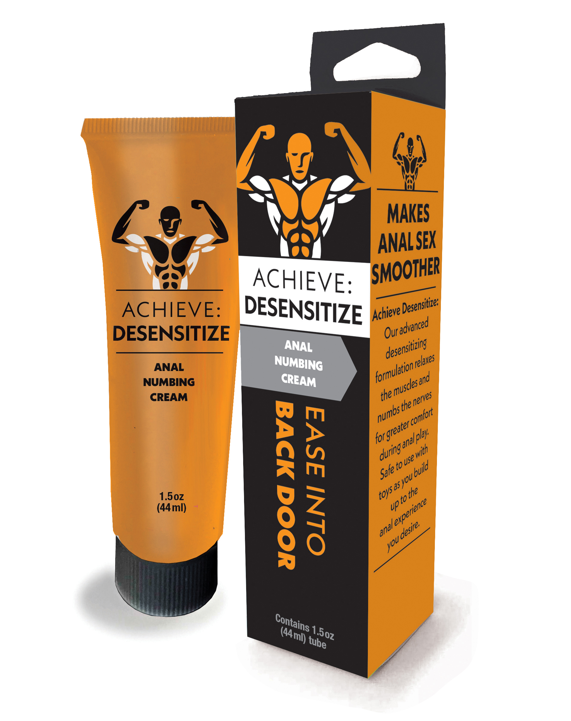 BT.1100-AchieveDesensitizeCream-1-1__54774 ACHIEVE DESENSITIZE Anal Numbing Cream 44ml - Image 1