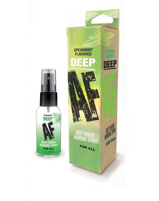 Deep AF Spearmint 29.5ml Deep Throat Spray 1