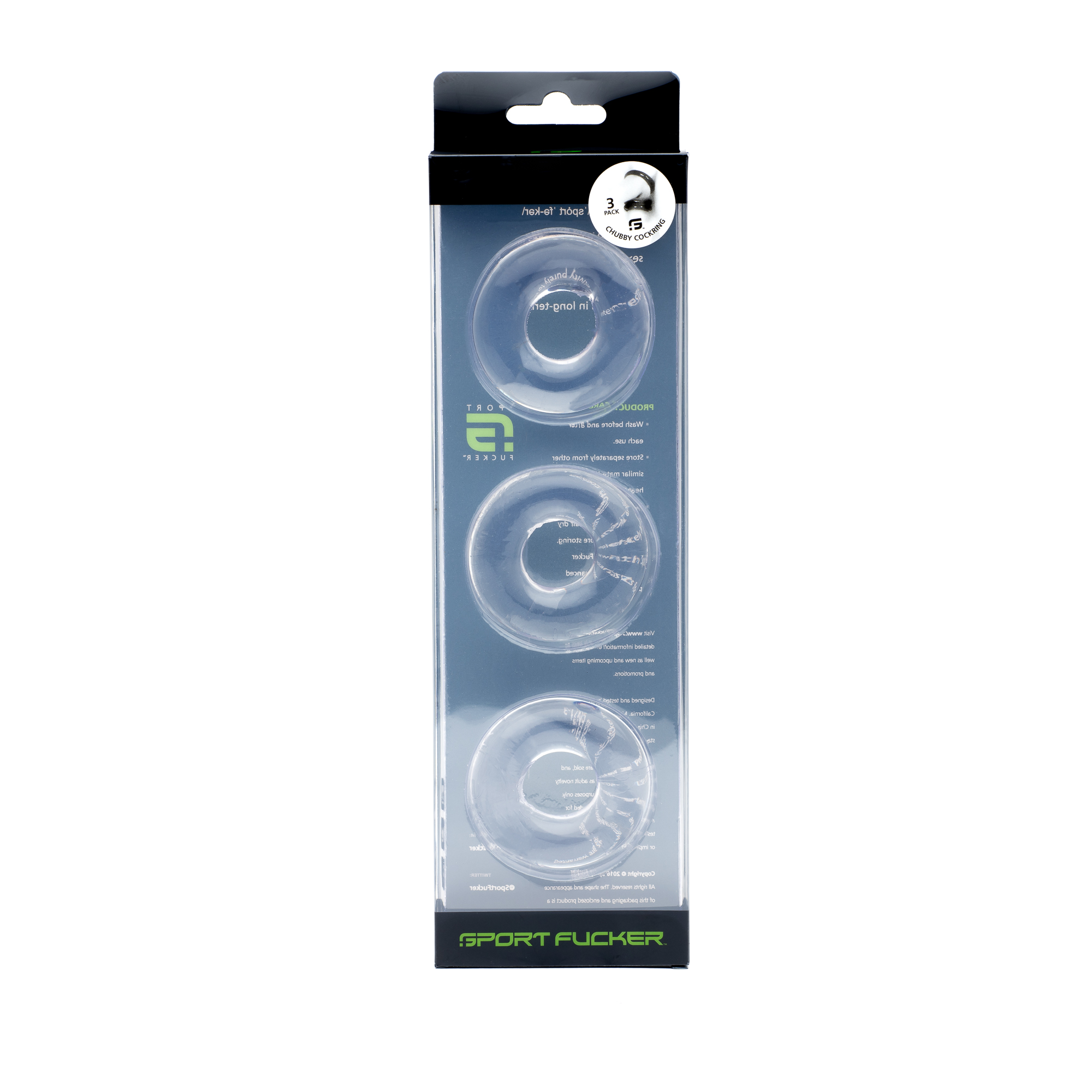 WEB_Sport-Fucker-412-Edit__27100 Sport Fucker 3pk Clear Chubby Cockrings - Image 1